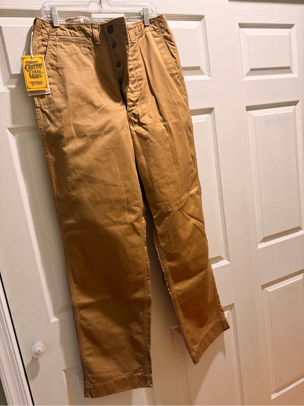 Freewheelers Men's “M- 1950 Trousers Cotton Khaki” Pants